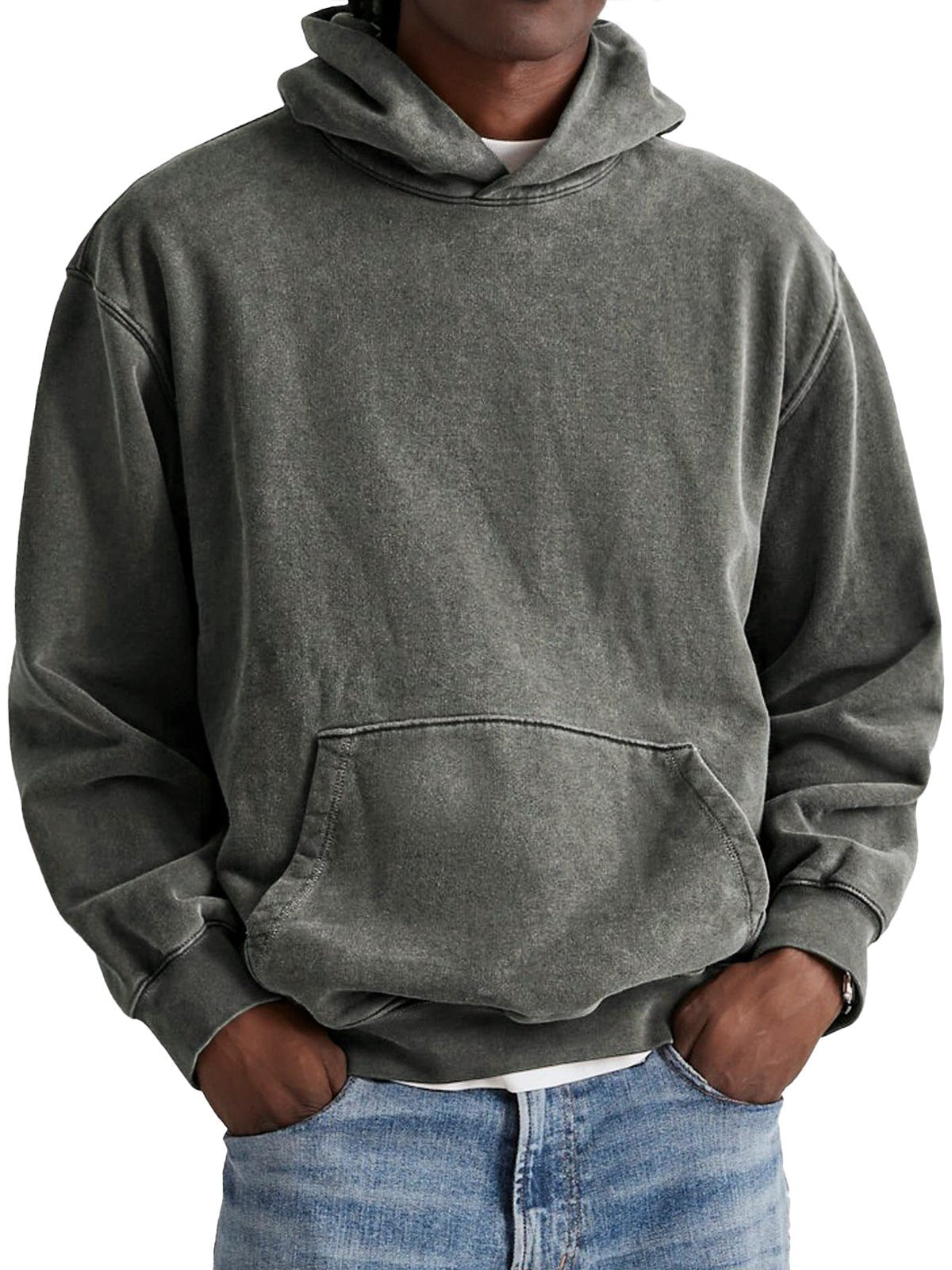 Herren Hoodie mit Kapuze und Kängurutasche