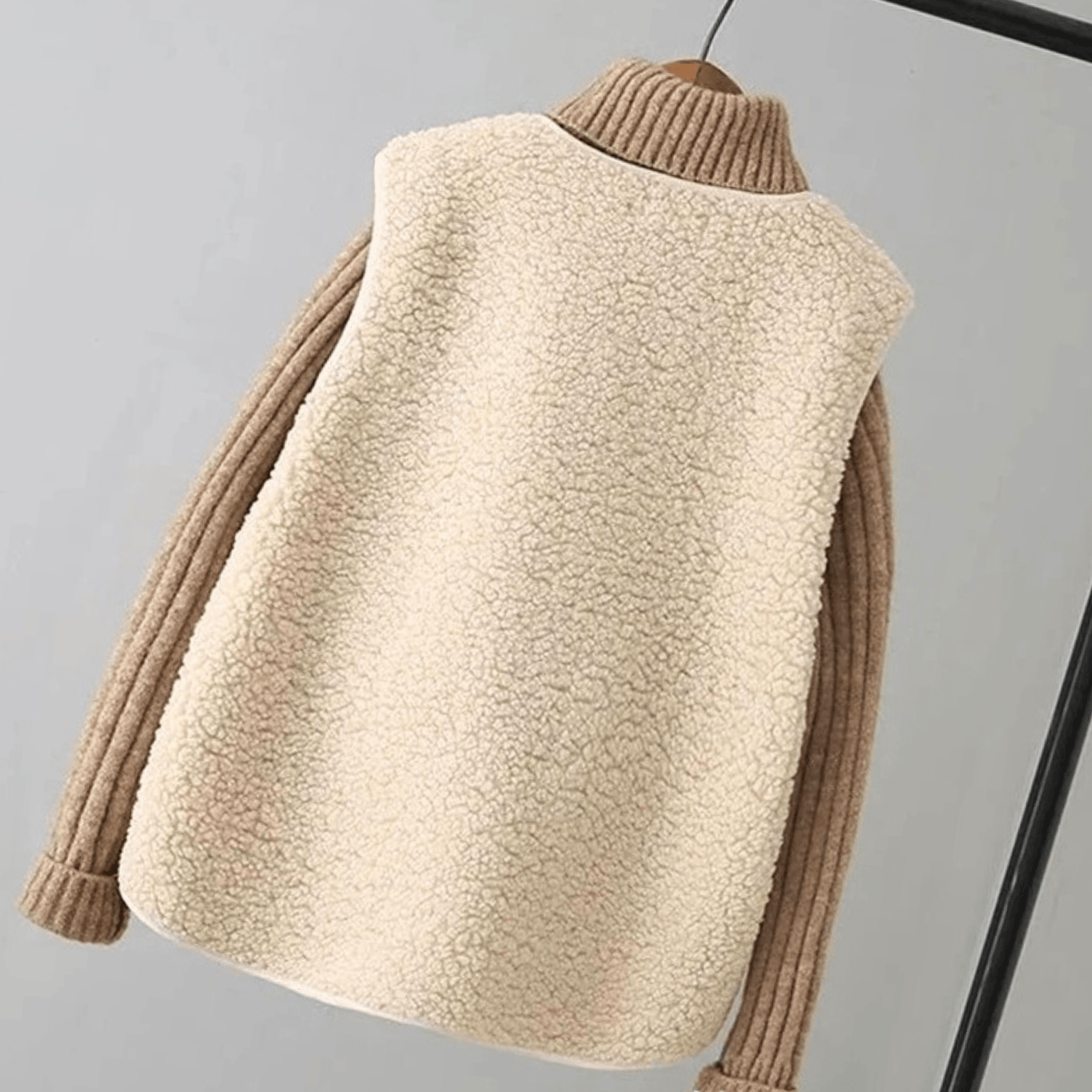 Weiche Weste aus Teddyfell