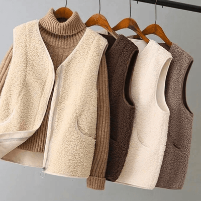 Weiche Weste aus Teddyfell