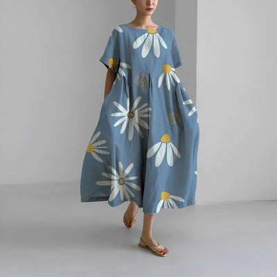 Judith | Locker geschnittenes Blumenkleid